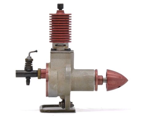 Richard Gron aero model aircraft engine, 1.25cc diesel, based on Kratmo c/case, Czech Republic