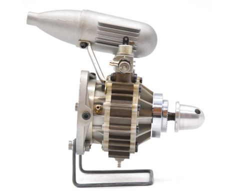 O.S. wankel aero model aircraft engine, 5cc glow, 2nd model, Japan, boxed