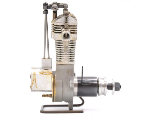 Lumir Polednik 4-stroke aero model aircraft engine, 1.8cc diesel, based on Kratmo c/case, Czech Republic