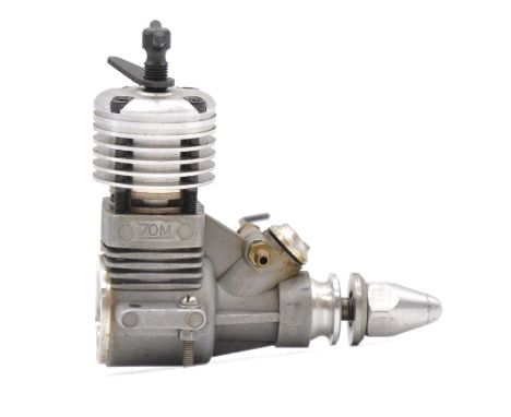 Zom aero model aircraft engine, 2.5cc diesel, Spain, boxed