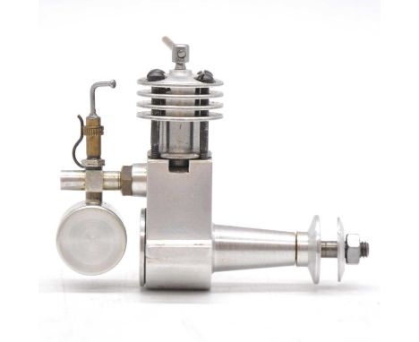 Richard Gron replica of Allouchery 'mini' aero model aircraft engine, 0.5cc diesel