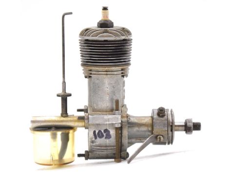 Forster 29 aero model aircraft engine, 4.8cc sparkie, plain bearing, USA
