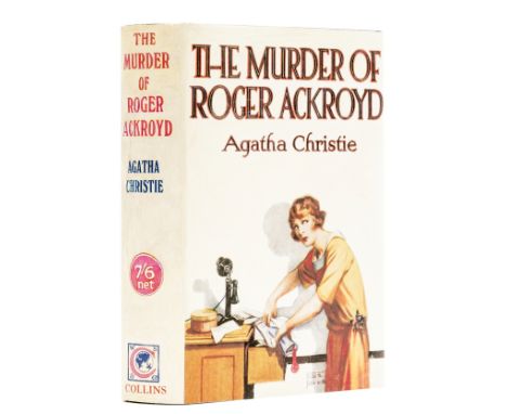 Christie (Agatha) The Murder of Roger Ackroyd, first edition, some light scattered spotting or foxing, bookplate to pastedown
