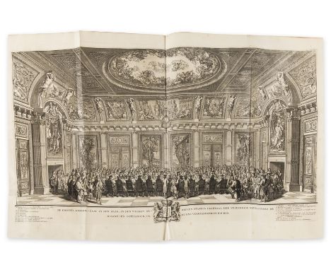 United Provinces.- Le Clerc (Jean) Geschiedenissen der Vereenigde Nederlanden, 3 vol., first Dutch edition, half-title in vol