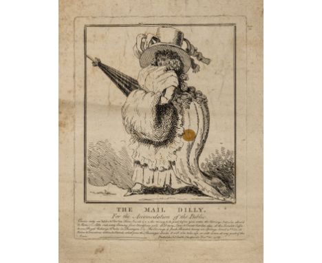 Prostitution.- The Mail Dilly for the Accomodation of the Public, etching and engraving on laid paper, platemark 210 x 160mm.