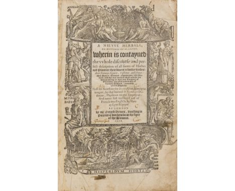 Herbal.- Dodoens (Rembert) A Niewe Herbal, or Historie of Plantes, translated by Henry Lyte, first English edition, largely p