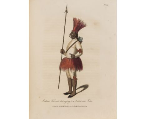 Peru.- [Skinner (Capt. Joseph)] The Present State of Peru, first edition, 20 hand-coloured stipple-engraved plates, lacking d