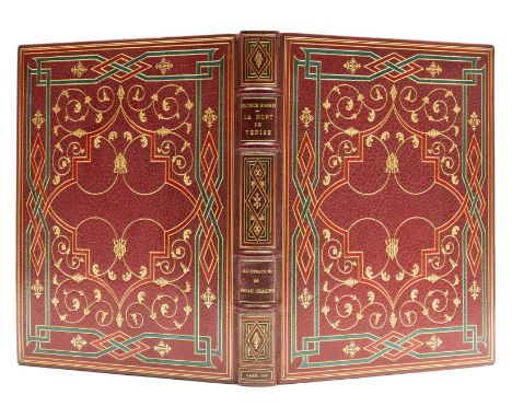 Blanchetière (H., binder).- Barres (Maurice) La Mort de Venise, number XXIV of 30 HC copies on papier japon ancien with plate