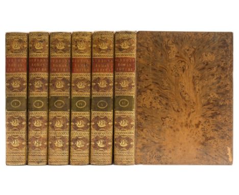Gibbon (Edward) The History of the Decline and Fall of the Roman Empire, 6 vol., vol.1 second edition, vol.2-6 first editions