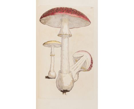 Sowerby (James) Coloured Figures of English Fungi or Mushooms, 3 vol. in 1, first edition, 340 hand-coloured engraved plates 