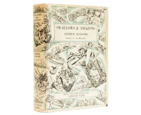 Ransome (Arthur) Swallows &amp; Amazons, second (first illustrated) edition, presentation copy from the illustrator, illustra