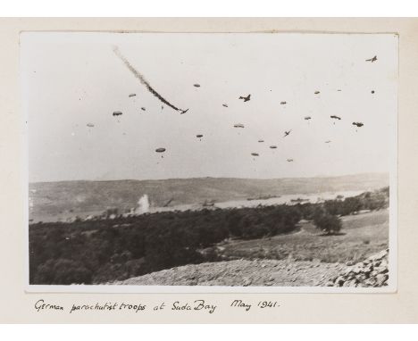 Cretan resistance.- Fermor (Patrick Leigh).- Smith-Hughes (Major John) World War II Photograph Album, 122 black &amp; white o