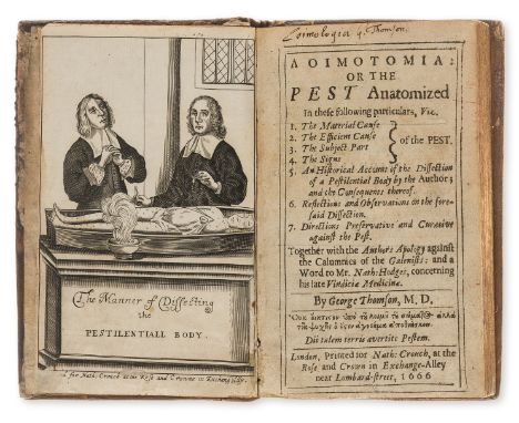 Great Plague.- Thomson (George) Loimotomia [graece]: or, the Pest Anatomized, first edition, engraved frontispiece (cleaned a