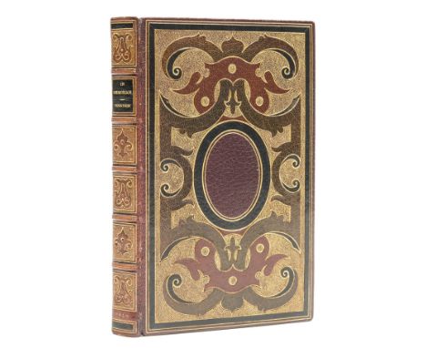 [Tennyson (Alfred, Lord)] In Memoriam, first edition, half-title, bound in handsome burgundy morocco, gilt, by Zaehnsdorf, co