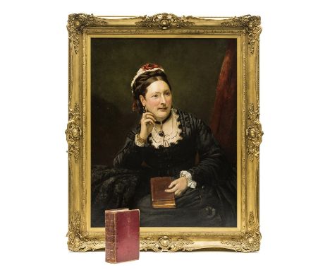 Elizabeth Barrett Browning.- Bradnee of Torquay (19th century) Portrait of Sophia Amelia Morris (neé Holland, 1826-1887); Por