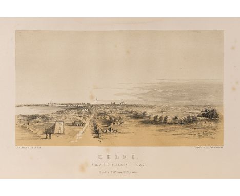 India.- Turnbull (Major John) Sketches of Delhi taken during the Siege, first edition, tinted lithograph pictorial title and 