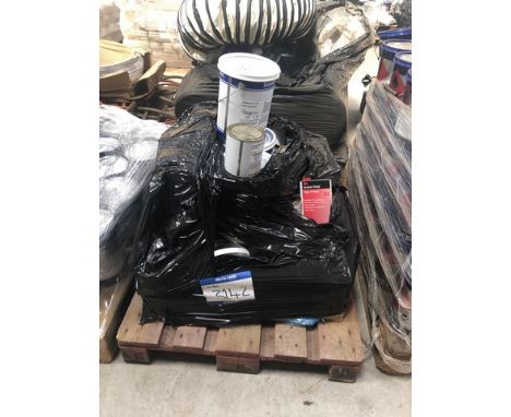 ***COMPANY DIRECT***Mixed pallet of Sherwin Williams macropoxy H766, macropoxy H766 additive, scotch weld tape primer 83 appr