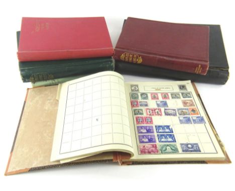 Various stamps and philately.  A brown stock album containing early to mid 20thC world stamps, Belgium, Hungary, Germany, Fra