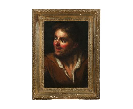 CONTINENTAL SCHOOL, 18TH CENTURYPortrait of a Rustic GentlemanOil on canvas, 42 x 28 cm
