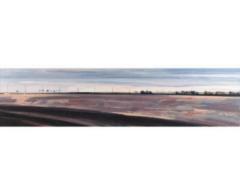 KITTY WELSH DUDICS (American/Texas 20th/21st Century) A PAINTING, "South Texas Landscape," oil on masonite, signed in monogra