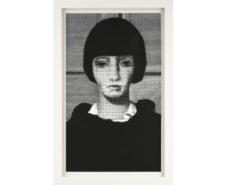 GERALD LAING (British 1936-2011) A PRINT, "Anna Karina," 1963-2004, screenprint on paper, signed and dated in margin in penci