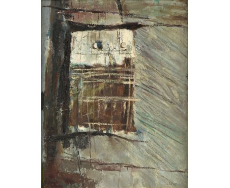 CHESTER DIXON SNOWDEN (American/Texas 1900-1985) A PAINTING, "Wit and Wisdom," oil on masonite, signed L/R, "Snowden," titled
