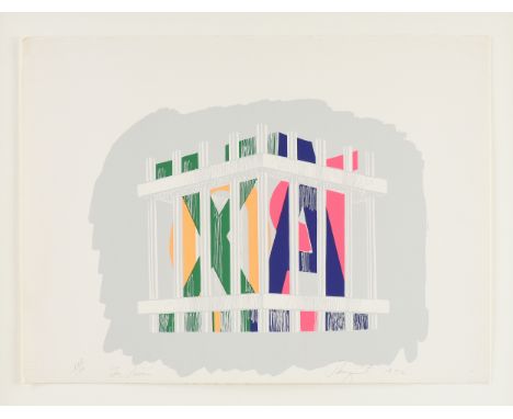 JAMES ROSENQUIST (American 1933-2017) A PRINT, "Toy Prism," 1972, lithograph on paper, signed and dated in pencil L/R, "Rosen