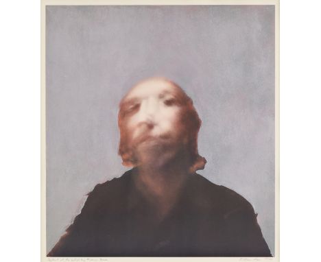 RICHARD WILLIAM HAMILTON (British 1922-2011) A PRINT "Portrait of the Artist by Francis Bacon," 1970, collotype and screenpri