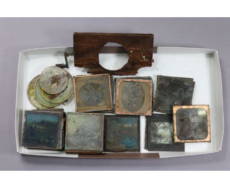 Approximately one hundred various glass magic lantern slides - w.a.f.