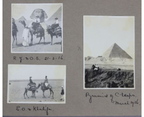 An album of approximately four hundred postcards, circa early 20th century – all foreign views including Egypt, Paris, Rome, 