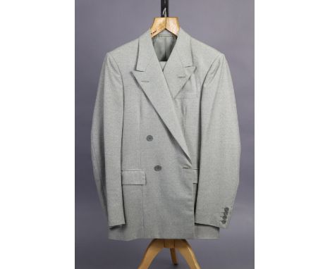 A light grey suit jacket and matching trousers tailored by H. Huntsman &amp; Sons Ltd. of Saville Row, 16.02.1984; approx. me