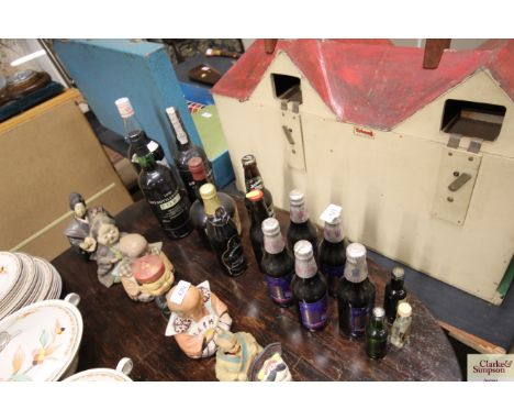 A quantity of Silver Jubilee commemorative ales and a bottle of Pimm's and a 1990 vintage Port