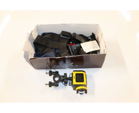 A Kodak Pix Pro SP1 wireless camera with accessories 