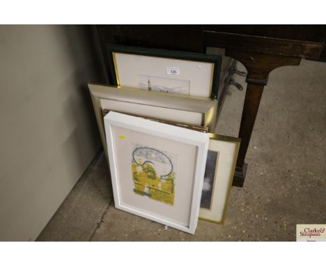 A quantity of various pictures and prints 