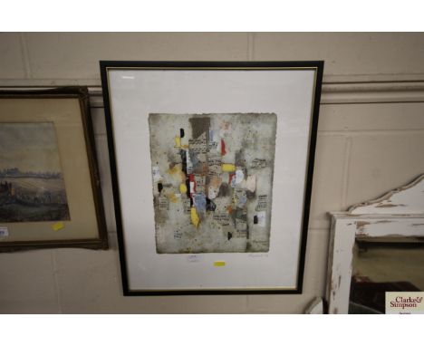 Pencil signed print, "Hazelwood" dated '93