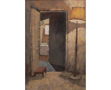 Peter Warburgh (20th century)The Standard Lamp, gouache, 30 x 20.5cm
