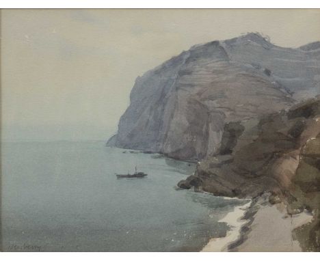 John Newberry (b. 1934)Ghammar and Ta Pinu, Gozo, signed, watercolour, 11 x 16.5cm; four further small Gozo views by the same