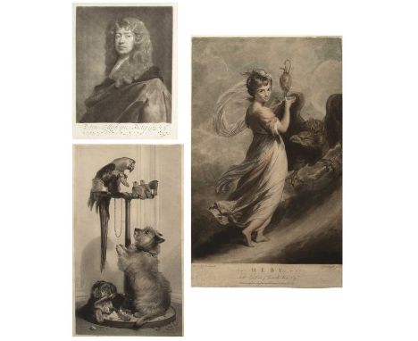 A quantity of prints and engravings, mainly 18th and 19th century to include: Sir Peter Lely after Isaac Beckett; 'Hebe' afte