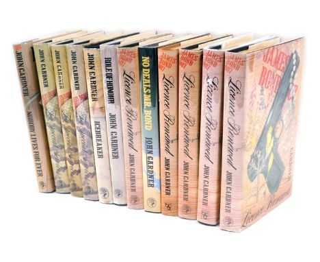 Gardner (John). James Bond novels, comprising License Renewed, 1981, first edition, 1981 reprint (2 copies), 1981 Book Club e