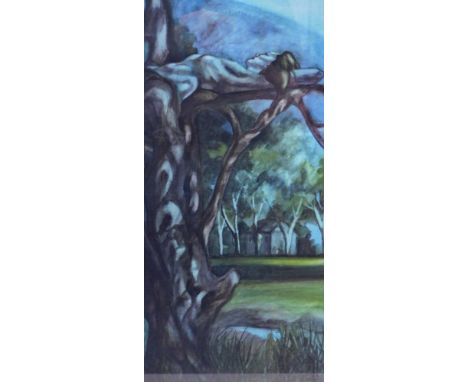 John Luce Lockett (1952-2014). Under the mountain, artist signed limited coloured print, 411/500, titled verso, 56cm x 34cm. 