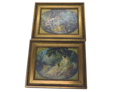 20thC School. Italian scenes, coloured prints in gilt frames, 41cm x 48cm overall. 