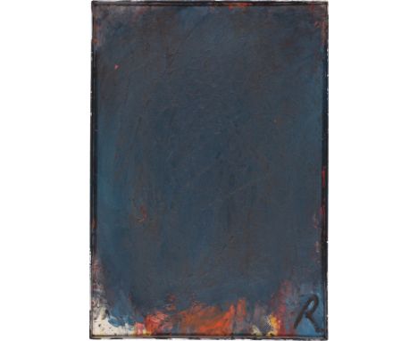 Arnulf Rainer (Baden b. Wien 1929 – lebt in Enzenkirchen und auf Teneriffa). „Fußmalerei“. 1977/89Öl auf festem Schoellersham