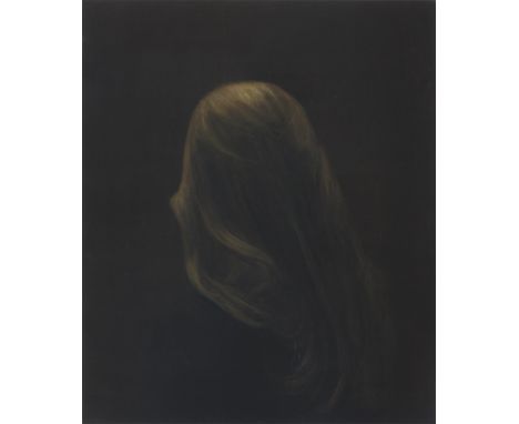 Tim Eitel (Leonberg 1971 – lebt in Berlin). „Sheen“. 2012Öl auf Leinwand, auf Holz aufgezogen. 60 × 50&nbsp;cm (23&nbsp;⅝ × 1