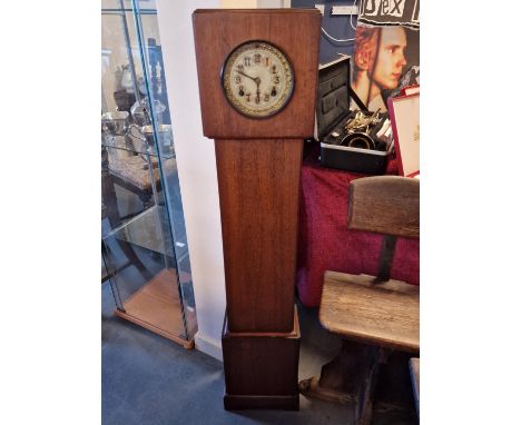 Vintage 1930's Grandmother Clock w/an Art Deco Dial