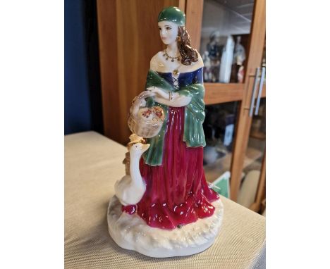 2003 Royal Worcester "Fruit Seller at the Nottingham Goose Fair" Figurine - Guild of Specialist Gift Retailers exclusive, No.