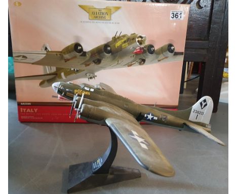 Corgi Aviation Archive Boeing "2nd Patches" (Italy) 1:72 scale die-cast model, stand and box (AA33305)