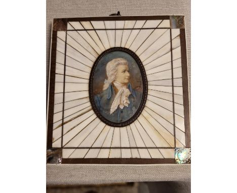 Signed Late Victorian Miniature Portrait
