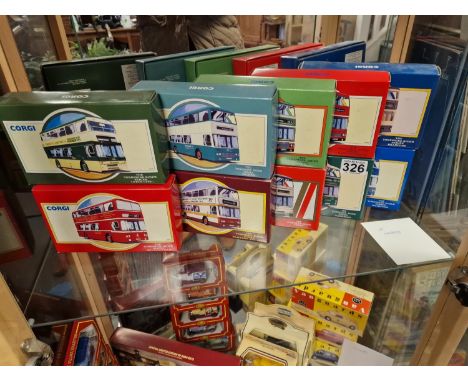 Collection of Boxed Die Cast Toy and Model Cars/Trucks inc Corgi Yorkshire Rider Buses etc