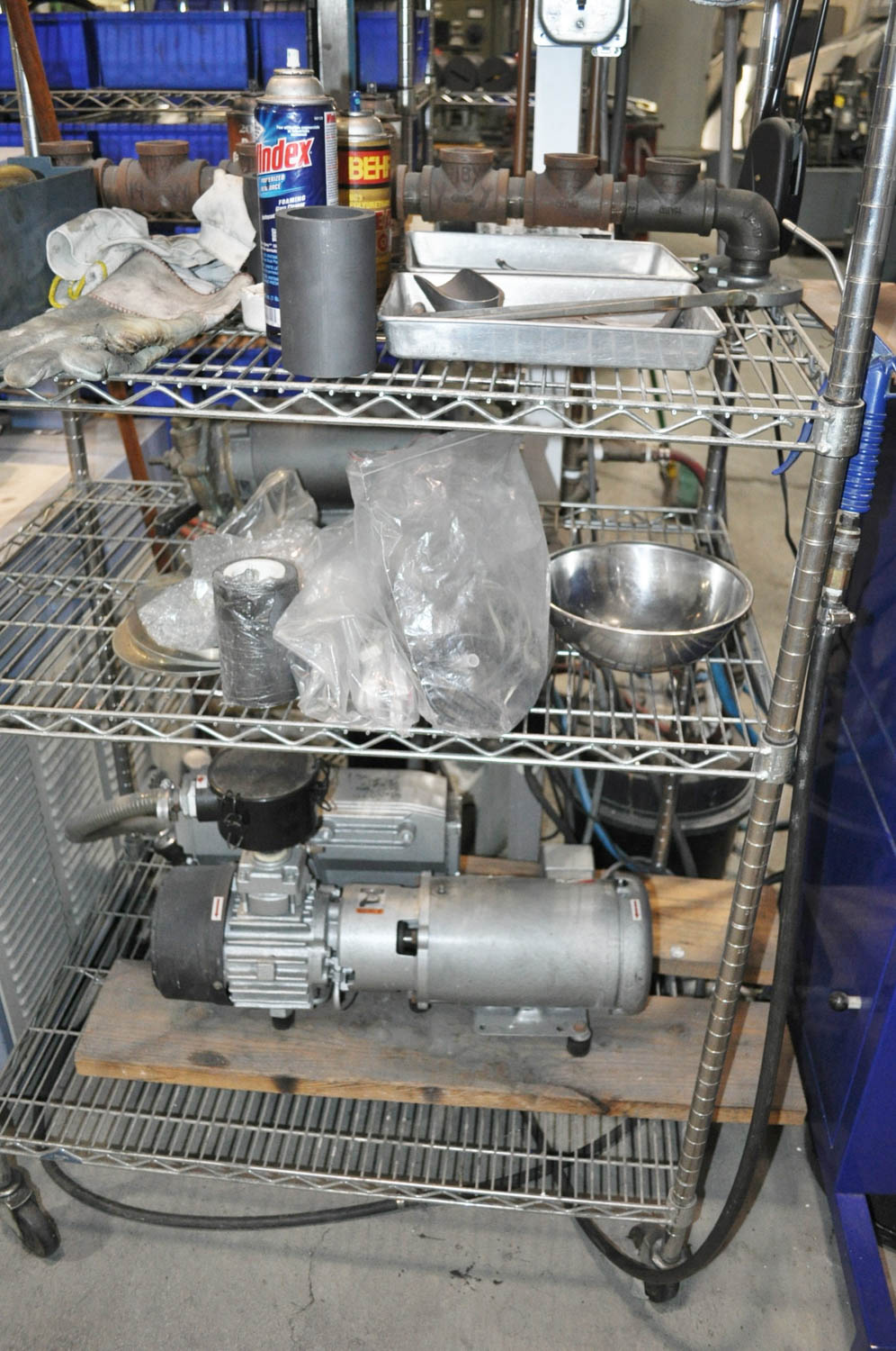 INDUTHERM MDL. VC600 CASTING MACHINE, WITH DIGITAL DISPLAY, VACUUM PUMP