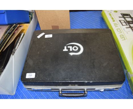 CASE CONTAINING MIXED BLACK AND WHITE PHOTOGRAPHS, VINTAGE EXERCISE BOOKS ETC